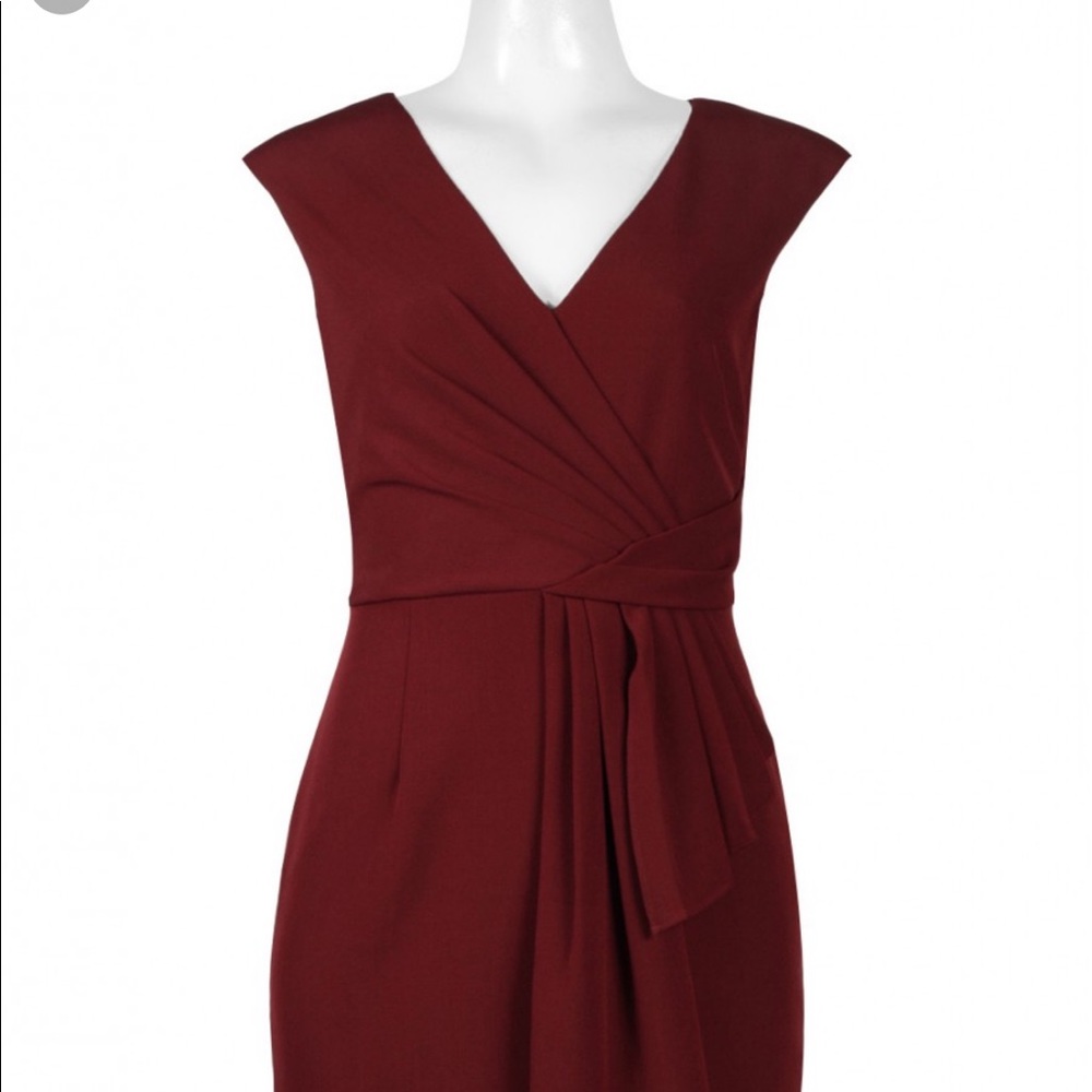 NWT Adrianna Papell Daytime Burgundy Dress